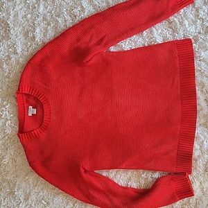 J Crew Red Sweater